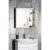 Aqualine ZOJA/KERAMIA FRESH szafka z lustrem i oświetleniem LED 60x60x14cm prawa biały 45022