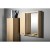 Aqualine ZOJA/KERAMIA FRESH szafka z lustrem i oświetleniem LED 60x60x14cm lewa dąb platin 45027