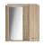 Aqualine ZOJA/KERAMIA FRESH szafka z lustrem i oświetleniem LED 60x60x14cm prawa dąb platin 45028