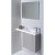 Sapho LATUS VI szafka umywalkowa 50x50x22cm prawa dąb srebrny LT610-1111