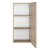 Aqualine ZOJA/KERAMIA FRESH szafka wisząca 35x76x23cm dąb platin 50336