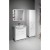 Aqualine ZOJA/KERAMIA FRESH szafka wysoka z szufladami 50x184x29cm biała 51291