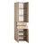 Aqualine ZOJA/KERAMIA FRESH szafka wysoka z szufladami 50x184x29cm dąb platin 51296