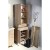 Aqualine ZOJA/KERAMIA FRESH szafka wysoka z szufladami 50x184x29cm dąb platin 51296