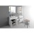 Aqualine ZOJA/KERAMIA FRESH szafka górna 50x76x23cm biała 51302