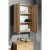 Aqualine ZOJA/KERAMIA FRESH szafka wisząca 50x76x23cm dąb platin 51304