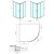 Polysan EASY LINE kabina prysznicowa półokrągła 900x800mm L/R szkło czyste EL2815