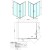 Polysan EASY LINE kabina prysznicowa 900x800mm szkło czyste EL5315