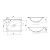Aqualine Umywalka meblowa kompozyt 40x32 cm biała LM408
