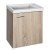 Aqualine ZOJA/KERAMIA FRESH szafka umywalkowa 44x50x253 cm dąb platin 51046DP