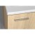 Aqualine ZOJA/KERAMIA FRESH szafka umywalkowa 44x50x253 cm dąb platin 51046DP
