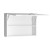 Aqualine KERAMIA FRESH szafka wisząca uchylna 70x50x20cm biała 52360