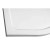 Aqualine TECMI brodzik prysznicowy kompozytowy półokrągły 90x90x3cm R55 PQ559