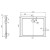 Aqualine TECMI brodzik prysznicowy kompozytowy 100x80x3cm PQ10080
