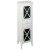 Sapho CROSS szafka wysoka 49x170x39cm prawa starobiała CR213