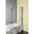 Aqualine VANDA parawan wannowy składany 1000x1400 mm chrom szkło matowe AQ1140