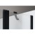 Polysan ZOOM LINE BLACK drzwi prysznicowe 1200mm szkło czyste ZL1312B