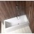 Aqualine VILMA parawan wannowy 60x140cm chrom prawy szkło matowe AQ6018P