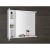 Aqualine ZOJA szafka wisząca do lustra 20x70x14cm biała 45462