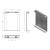 Aqualine KORIN lustro z oświetleniem LED i gniazdkiem 60x70x12cm KO397