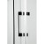 Gelco DRAGON kabina prysznicowa półokrągła 900x900 mm R550 2 drzwiowa szkło czyste GD4490