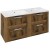 Sapho AMIA Szafka umywalkowa 119x60x45cm dąb Collingwood AM120-1919