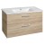 Aqualine VEGA szafka umywalkowa 97x60x438cm 2 szuflady dąb platin VG903