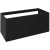 Sapho TREOS szafka umywalkowa 110x53x50.5cm czarny mat TS110-3535
