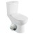 Sapho KAIRO CLEANWASH kompakt WC z funkcją bidetu odpływ poziomy biały PC106