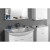 Aqualine ZERO 86 umywalka meblowa 86x50cm biała 6085