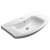 Aqualine ZERO umywalka meblowa 75x48.5cm biała 6075