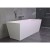 Gelco KVADRIE wanna kompozytowa 1590x650x550mm objętość 360l biały połysk GVKV1590