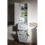 Aqualine FAVOLO szafka wysoka z koszem na bieliznę 40x184x31cm biały mat FV180