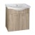 Aqualine KERAMIA FRESH szafka umywalkowa 60.6x74x34cm dub platin 50065