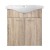 Aqualine KERAMIA FRESH szafka umywalkowa 60.6x74x34cm dub platin 50065