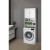 Aqualine SIMPLEX ECO szafka na pranie 63x25x190cm biały SIME715