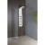 Aqualine WALK-IN ścianka prysznicowa do montażu do ściany ze wspornikem 1100 mm szkło czyste WI111