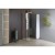 Aqualine WALK-IN ścianka prysznicowa do montażu do ściany ze wspornikem 1100 mm szkło czyste WI111
