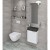Sapho LATUS X szafka umywalkowa 394x50x22cm biała (LT110) LT110-3030