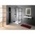 Gelco CURE BLACK walk-in 900 mm szkło czyste CB90