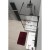 Gelco CURE BLACK walk-in 900 mm szkło czyste CB90