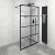 Gelco CURE BLACK walk-in 1400 mm szkło czyste CB140
