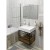 Sapho SKARA szafka pod umywalkę 59x49.5x46.5cm czarny mat/dąb Collingwood CG002-1919
