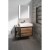 Sapho SKARA szafka pod umywalkę 80x49.5x46.5cm czarny mat/dąb Collingwood CG003-1919