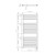 Aqualine DIRECT-E grzejnik elektryczny 450x960 mm 300 W biały ILE94T