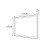 Sapho SORT lustro z oświetleniem LED 47x70cm czarny mat ST047