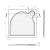 Gelco LARCA brodzik kompozytowy 80x80cm PL008