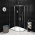 Gelco SIGMA SIMPLY kabina prysznicowa półokrągła 1000x800mm R550 L/R szkło czyste GS1080