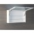 Sapho CLOE szafka z lustrem z oświetleniem LED 80x50x18cm biała CE080-0030