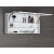 Sapho CLOE szafka z lustrem z oświetleniem LED 100x50x18cm biała CE100-0030